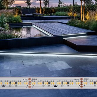 10 meter dual white led strip voor buiten losse strip