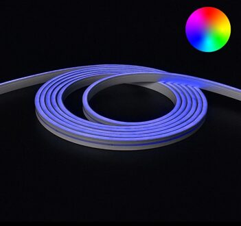10 meter neon led flex RGB midi recht - losse strip