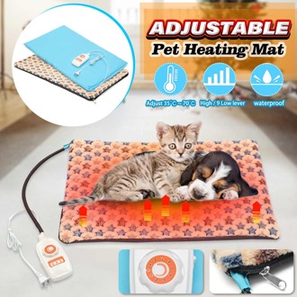 10 Niveau 40X60Cm Elektrische Kachel Waterdicht Verstelbare Verwarmde Mat Hond Kat Huisdier Verwarming Pad Bed Deken Winter verwarmde Handschoen Tapijt
