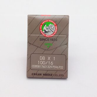 10 ORGEL Naalden DBX1 16X257 16X231 1738 INDUSTRIËLE STIKSTEEK ORGEL Naalden SIZE100/16