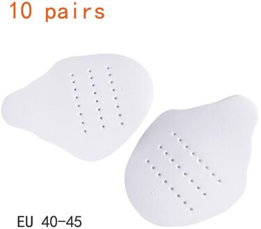 10 Paar Anti Vouw Wasbare Protector Sport Schoen Ondersteuning Neus Hoofd Brancard Shaper Keeper Protector 10 pairs groot wit
