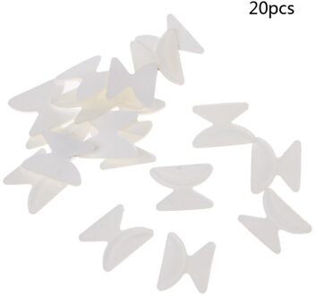 10 Paar Brillen Zonnebril Lijm Siliconen Antislip Stok Op Neus Pads Q1QA doorzichtig 1.8mm