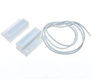 10 Paar MC-38 MC38 Wired Deur Raam Sensor N/O Switch Magnetische Alarm 330Mm Lengte 100V Dc normaal Gesloten Nc Voor Veilig Thuis Diy