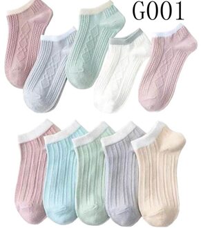 10 Paar/partij Sokken Voor Mannen En Vrouwen Casual Comfortabele Volwassen Sokken G001