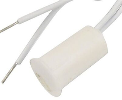 10 paar Wired Deur Raam Sensor Verzonken Magnetische Contacten Security Reed Schakelaar Alarm Voor Home Security Alarm White