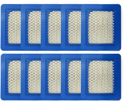 10 Pack 491588S Air Filter Replace for Briggs Stratton 491588 4915885 Flat Air Cleaner Cartridge Lawn Mower Filter