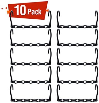 10 Pack 5 Gaten Vouwen Kleerhangers Voor Droogrek Multifunctionele Closet Organizer Space Saving Kledingrek #35