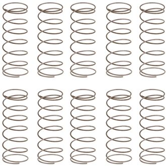 10 Pack Silver Metal Trombone Springs Voor Trombone Reparatie Onderdelen Accessoires