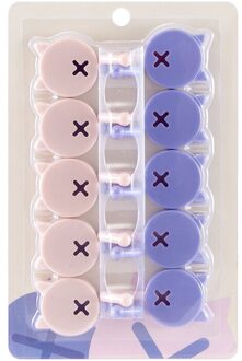 10 packs free punch small hooks strong key wall sticky hooks cute cartoon hooks roze paars