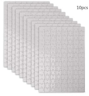 10 Packs Legpuzzels A4 A5 Sublimatie Blanks Puzzels Diy Warmteoverdracht Craft 7HH1108622-A4