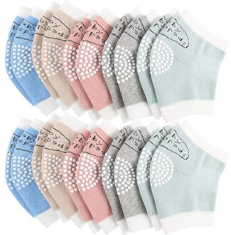 10 Pairs Baby Kruipen Anti-Slip Knie Pads en Elbow Pads Unisex Baby Peuters Been Warmer Veiligheid Beschermende Cover zuigeling Korte K