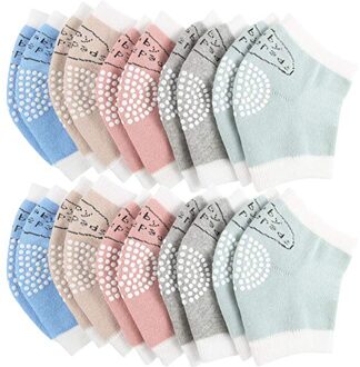 10 Pairs Baby Kruipen Anti-Slip Knie Pads en Elbow Pads Unisex Baby Peuters Been Warmer Veiligheid Beschermende Cover zuigeling Korte K