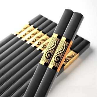 10 Pairs Hoge Temperatuur Eetstokjes Draagbare Chop Stick Herbruikbare Voedsel Sticks Voor Sushi Antislip Eetstokjes Keuken Servies 02