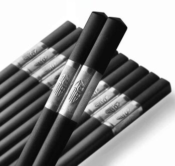10 Pairs Hoge Temperatuur Eetstokjes Draagbare Chop Stick Herbruikbare Voedsel Sticks Voor Sushi Antislip Eetstokjes Keuken Servies 04