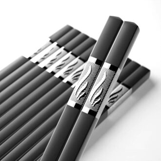 10 Pairs Hoge Temperatuur Eetstokjes Draagbare Chop Stick Herbruikbare Voedsel Sticks Voor Sushi Antislip Eetstokjes Keuken Servies 06