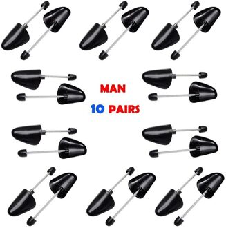 10 Pairs Lente Praktische Verstelbare Shoe Tree Shaper Ondersteuning Praktische Plastic Verstelbare Lengte Wen Vrouwen Schoen Brancard heren