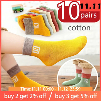 10 Pairs/lot Breathable Cotton Kids Socks Children Ankle Short Sock Cartoon Super Hero for Baby Girls Boys Toddler Autumn Winter
