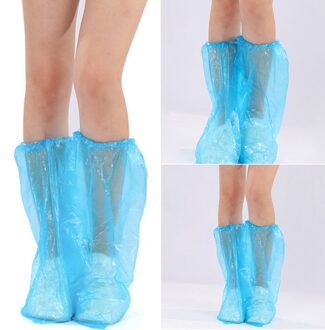10 Pairs Waterdichte Plastic Lange Wegwerp Regen Schoenen Covers Duurzaam Regendicht Schoen Cover Tuin