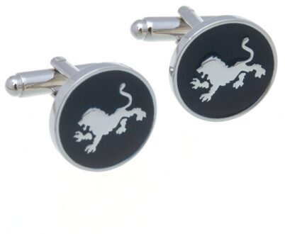 10 Paren/partij Koper Ronde Enamel Manchetknopen Leeuw/Balance Weegschalen/Bloem Patroon Manchetknopen Zakelijke Stijl Mannen Sieraden accessoire