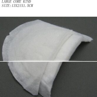 10 Paren/partij Wit Needling Katoen Schoudervullingen Gleed Watten Pads Voor Jas Pak Schouder Voering Naaien Diy Accessories2187 13X21X1.5cm groot