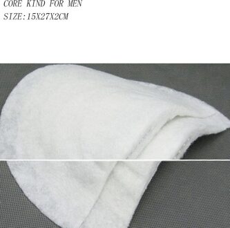10 Paren/partij Wit Needling Katoen Schoudervullingen Gleed Watten Pads Voor Jas Pak Schouder Voering Naaien Diy Accessories2187 15X27X2cm for heren