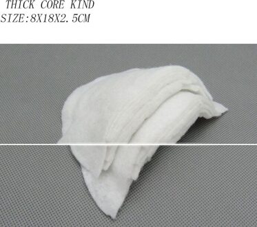 10 Paren/partij Wit Needling Katoen Schoudervullingen Gleed Watten Pads Voor Jas Pak Schouder Voering Naaien Diy Accessories2187 8X18X2.5cmthick core