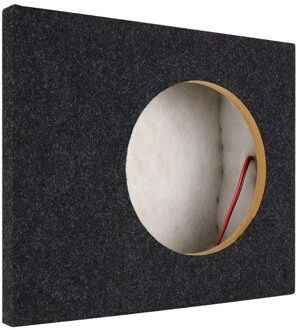 10" pasklare subwoofer kist voor Scania CR20, 17 Liter, 12&19 mm MDF SE10SC