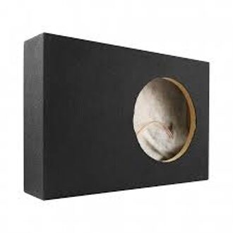 10" pasklare subwoofer kist voor Volvo FH/FM, 15 Liter, 12&19 mm MDF SE10VO