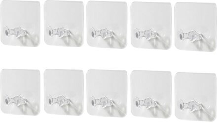 10 Pc Muur Opslag Haak Stekker Socket Houder Muur Adhesive Hanger Home Office Keuken Haken Opslag Houders & Rekken 10stk