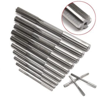 10 Pcs 3-12 Mm Hss Machine Ruimer Set H7 Rechte Shank Frezen Opspannen Ruimer Machine Cutter
