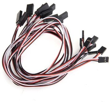 10 Pcs 3 Pin Man-vrouw Rc Servo Extension Cord Kabel 50Cm Lengte