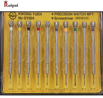 10 pcs 316# Steel Extreme Hardness Watch Screwdriver Set Precision Screwdrivers Watch Repair Tools Watch Tools
