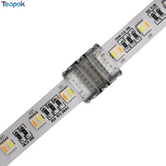 10 Pcs 6pin Led Strip Connector Led Strip Draad Of Strip Strip Connection Gebruiken Terminals Voor 6 Pin 12 Mm Pcb Rgb + Cct Led Srip Strip To Strip / For IP20 Strip