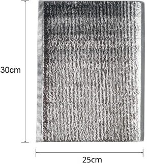 10 Pcs Aluminiumfolie Geïsoleerde Voedsel Opbergtas Thermische Koeler Herbruikbare Thermische Lunch Snack Picknick & Koud Pouch