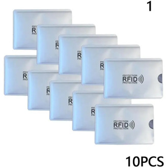 10 Pcs Anti Magnetic Card Sleeve Degaussing Bank Card Holder Nfc Anti Theft Brush Identification Card Anti Rfid Card Sleeve