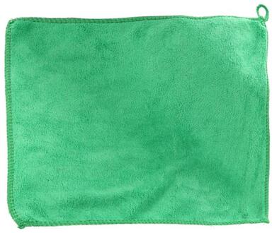 10 PCS Auto doekjes Microfiber Car Cleaning Handdoek Auto Motorfiets Wassen Glas Huishoudelijke Schoonmaakmiddelen Kleine Handdoek groen