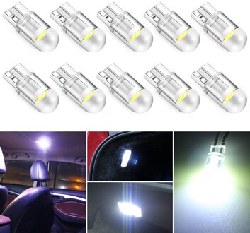 10 Pcs Auto T10 W5W Cob Led Lamp Voor Renault Koleos Kadjar Scenic Megane Sandero