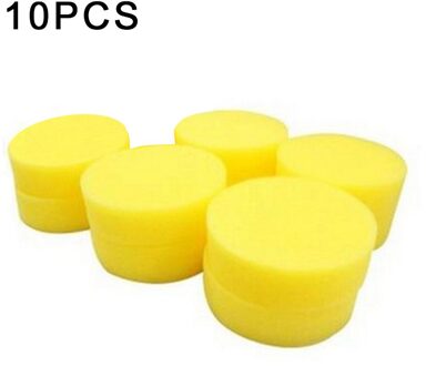 10 Pcs Auto Wax Spons Applicator Pad Ronde Hoge Dichtheid Auto Body Glas Wassen Cleaning Tools Auto Care Polish spons Pad