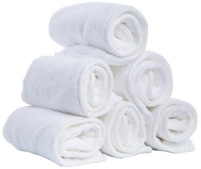 10 pcs Baby doek luiers inserts AnAnbaby Luiers katoenen luiers Voegt wasbare luiers Microfiber Inserts