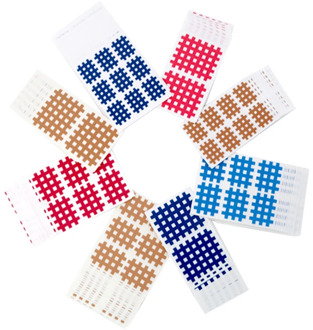 10 Pcs/Bag Sport Muscle Tape Elastic Breathable Spiral Cross Kinesiology Tape Physical Therapy Cross Tapes