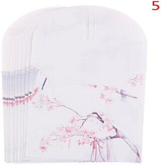 10 Pcs Chinese Vintage Stijl Bloemen Papier Envelop Voor Brief Briefpapier Postkaarten Card N5