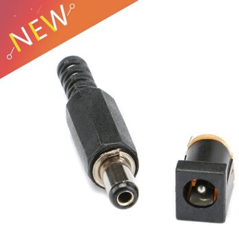 10 pcs DC-012 DC Power Kit Plug Mannelijke/Vrouwelijke DC Power Jack Socket Connector 5.5X2.1mm 2.1 socket Ronde de naald mannetje 10stk