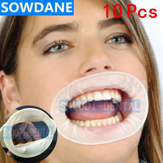 10 pcs Dental Disposable Rubber Sterile Mouth Opener Oral Cheek Expanders Retractor Rubber Dam Mouth Opener Oral Hygiene