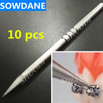 10 Pcs Dental Oral Care Tool Opener Accessory for Opening Orthodontic Self Ligating Passive Bracket Stainless Steel