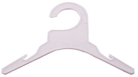 10 pcs Duurzaam Hond Kledingrek Hanger Pet Puppy Cat Kleerhanger 18 cm/25 cm Lengte size Hond Product Acessories wit / 25 CM
