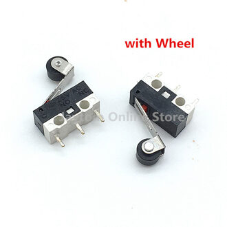 10 pcs Eindschakelaar Drukknop 1A 125 V AC Muis Switch 3 Pins Micro Schakelaar met wiel
