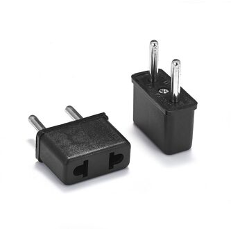 10 Pcs Europese Euro Eu Plug Adapter Amerikaanse Us Naar Eu Travel Adapter Outlet Ac Converter Elektrische Stopcontacten