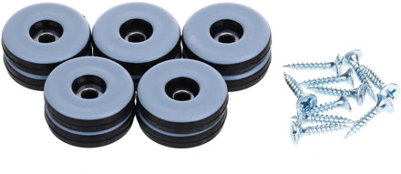 10 Pcs Furniture Protector Caps Sliding Table Chair Leg Glide Pads with Screws Floor Protector Cap