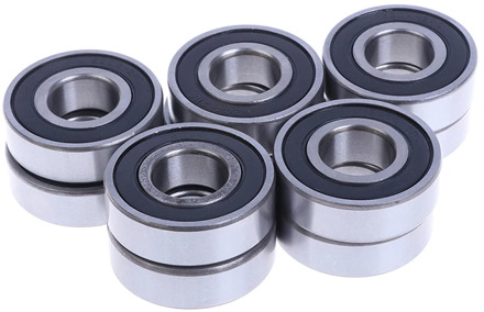 10 Pcs High Quality 6204 2RS Ball Bearing Deep Groove Steel Sealed Ball 6204-2RS Bearings