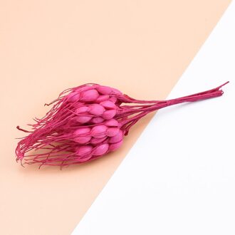 10 pcs Kunstmatige Tarwe oren nep planten voor vazen diy bonbondoos Jaar kerst decoraties voor thuis bruiloft pompom roos rood